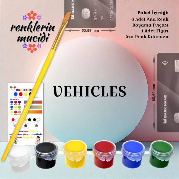 Vehicle Themed Painting Sets › Painting Sets | Three Dimensional Painting Sets